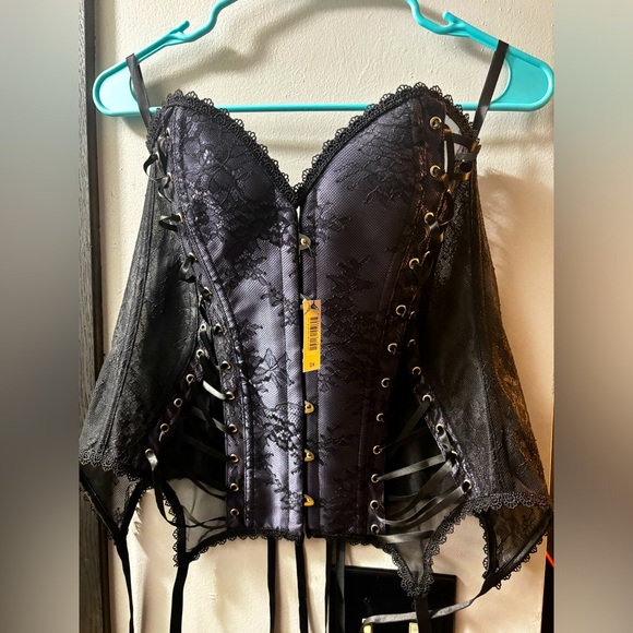 Adore Me Aurora Unlined Plus | Black/Purple | NWT | 0XL - Picture 2 of 9